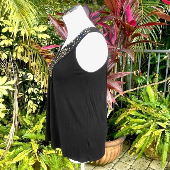 Michael Kors Gold Stud Bib Tank - Picture 4 of 8